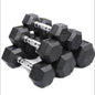 Mancuerna Hexagonal Caucho Goma Crossfit Funcional 22,5 Kg - UNIDAD