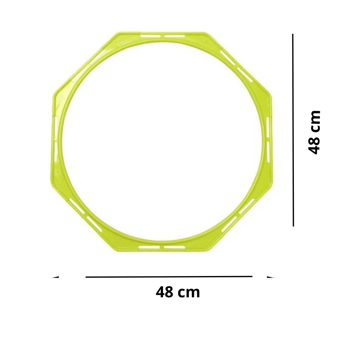 Set 6 Aro Plano Escalera Agilidad Psicomotricidad Con Clips 029