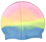Pack 12 Gorro natación 100% silicona unisex - colores