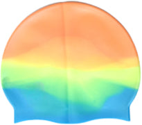 Pack 12 Gorro natación 100% silicona unisex - colores