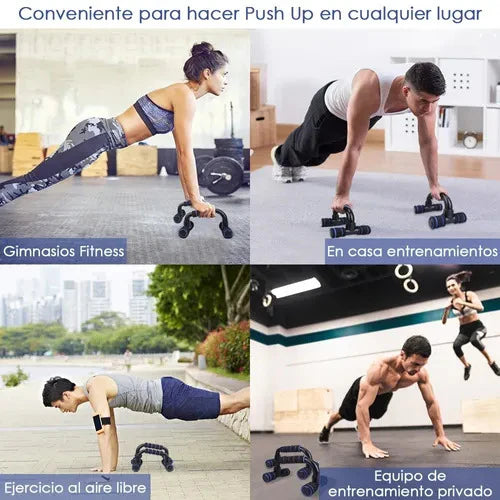2x Soporte Push Up Para Flexiones Brazo Pecho