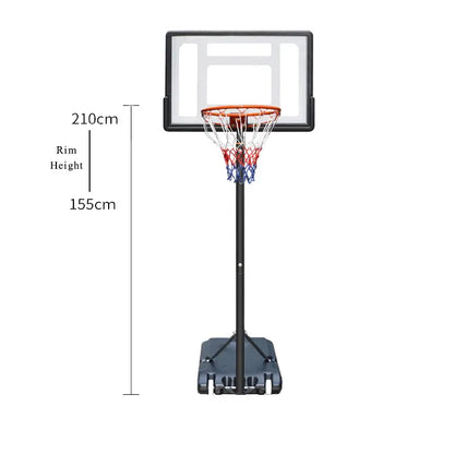 Pedestal Torre Mini Aro Basquetbol - Altura ajustable 2.12 mt N246