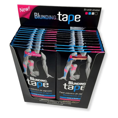 Caja 20 Tape Kinesiologicos 1mt x 5cm - Colores Variados