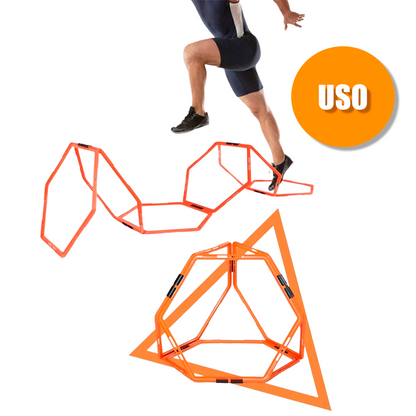 Set 6 Aro Plano Escalera Agilidad Psicomotricidad Con Clips 029