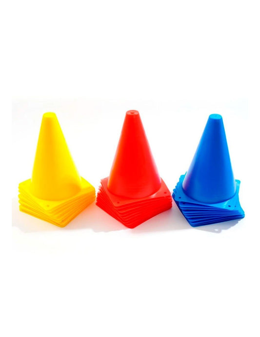 Pack 10x Naranja - Cono Entrenamiento CoordinaciÃ³n Agilidad 23cm