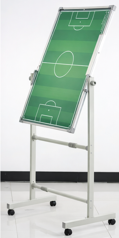 Tablero Pizarra tactica Futbol con ruedas 100cm