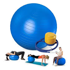 Set Balon Pelota Yoga Pilates 85cm + Inflador