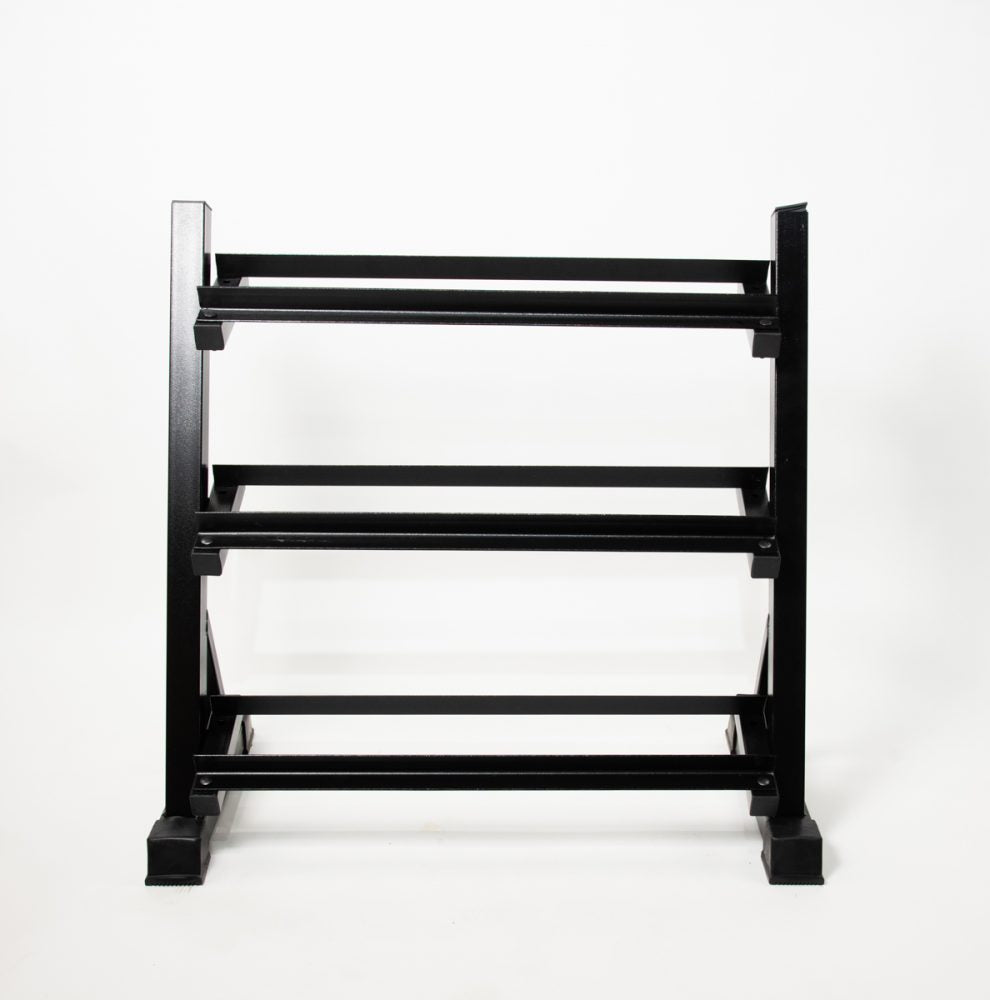 Pack Rack + Mancuernas Hexagonales Caucho 100 Kg