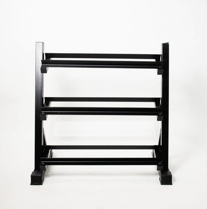 Pack Rack + Mancuernas Hexagonales Caucho 100 Kg