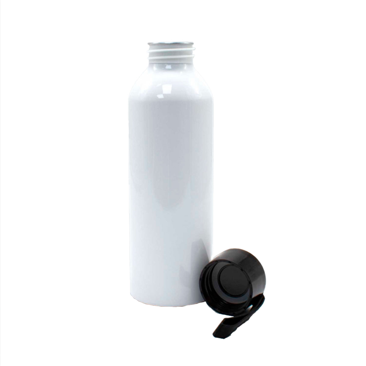 Botella Aluminio Tapa Plana Rosca 750ml