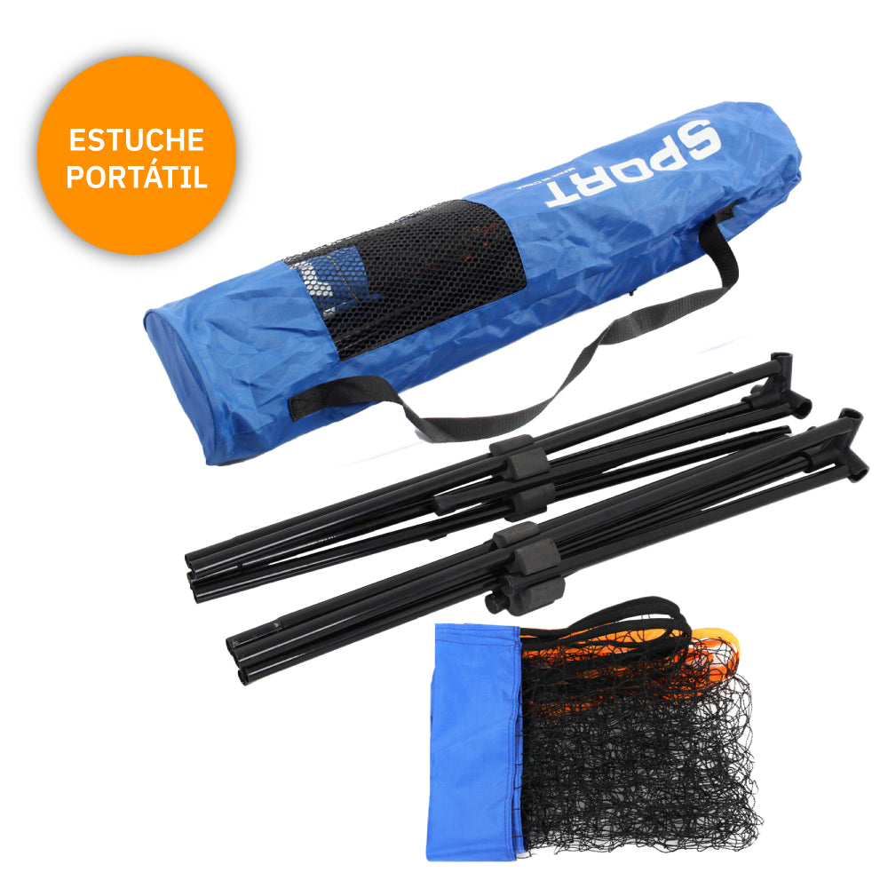 Red Badminton con Parantes y Red portable con Bolso 3 metros