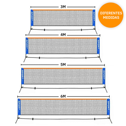 Red Badminton con Parantes y Red portable con Bolso 3 metros