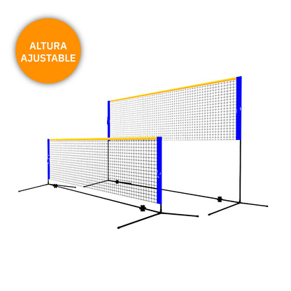 Red Badminton con Parantes y Red portable con Bolso 6 metros