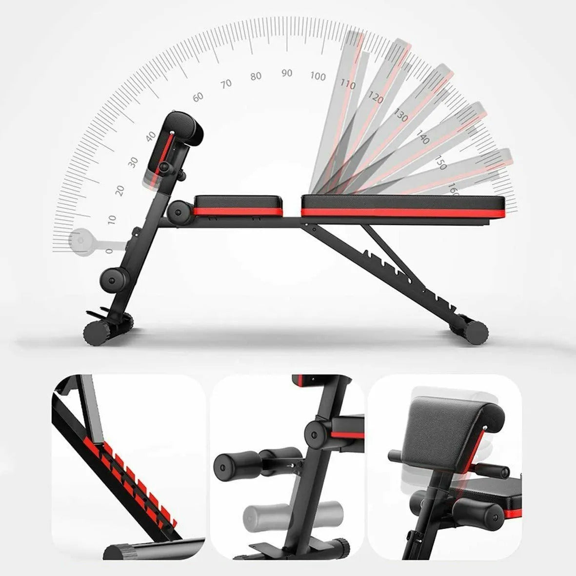 PACK BANCA INCLINABLE MULTIFUNCIONAL + PAR MANCUERNAS + 40KGS EN DISCOS
