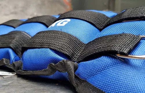 Par Tobilleras Peso Ajustable Ejercicio 1.5gr - Total 3kg - Azul marino