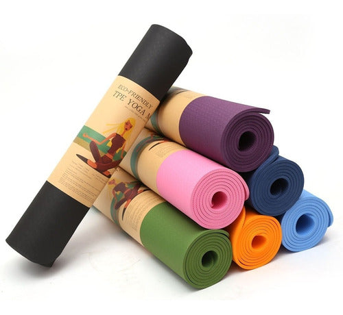 MAT DE YOGA FITNESS 6mm TPE -568