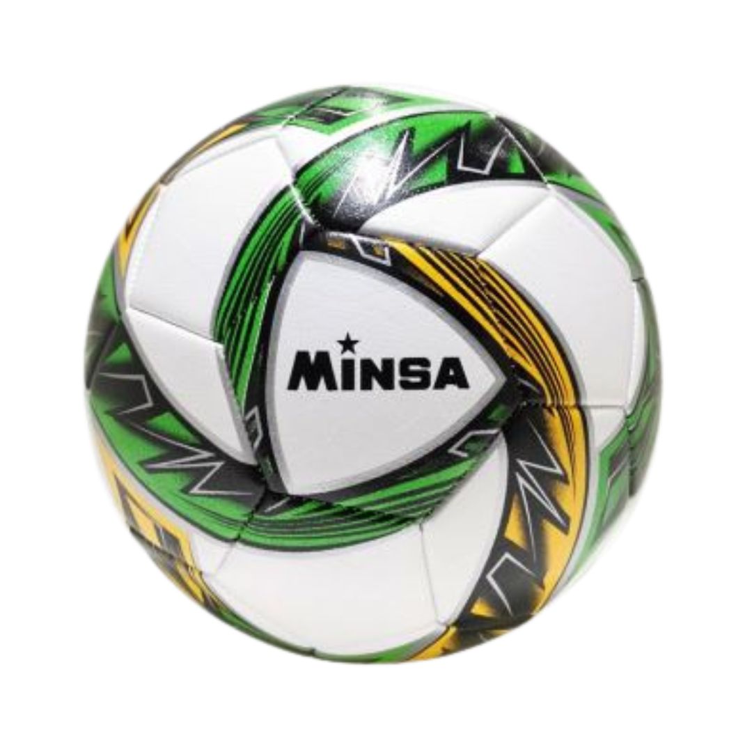 BALÓN FÚTBOL MINSA Tamaño oficial 5 - Colores