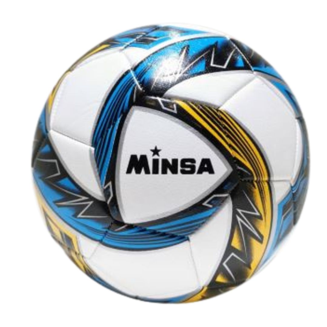 BALÓN FÚTBOL MINSA Tamaño oficial 5 - Colores