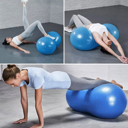 Balón Ovalado Pilates Yoga Tipo Maní 90x45cm -rehabilitación