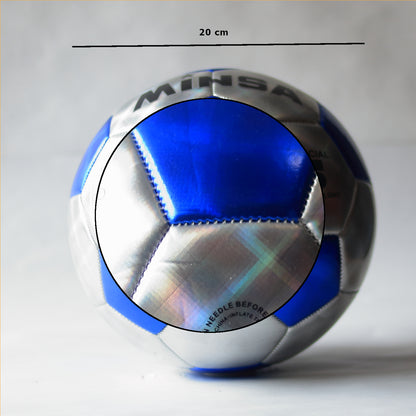 Balón Fútbol MINSA Tamaño Oficial 5 - Capa Brillante Plateado