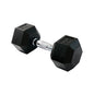 Mancuerna Hexagonal Caucho Goma Crossfit Funcional 10 Kg - UNIDAD