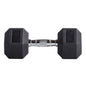 Mancuerna Hexagonal Caucho Goma Crossfit Funcional 15 Kg - UNIDAD