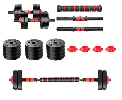 PACK BANCA INCLINABLE MULTIFUNCIONAL + PAR MANCUERNAS + 40KGS EN DISCOS