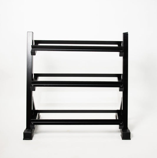 Pack Rack + Mancuernas Hexagonales Caucho 230 Kg