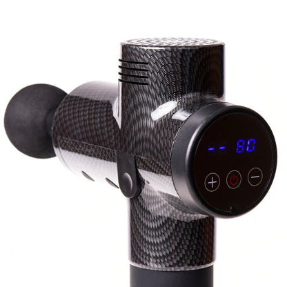 Pistola masajes muscular pantalla tactil + accesorios + bolso - PRO60w