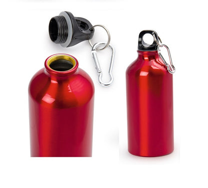 Botella Aluminio Inoxidable Tapa Rosca 400ml - Colores