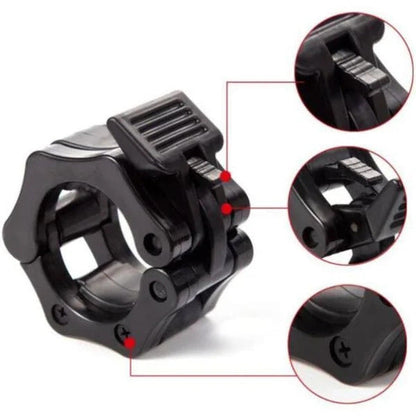 Seguros Barra Lockjaw Grip Collarines - PRE 28mm gimnasio